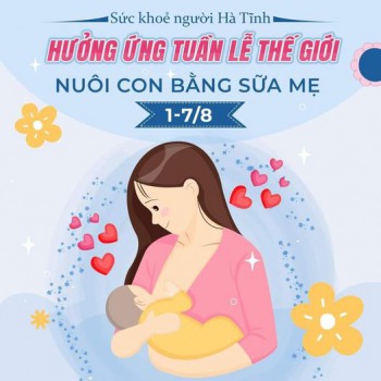 HƯỞNG ỨNG TUẦN LỄ THẾ GIỚI NUÔI CON BẰNG SỮA MẸ